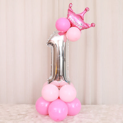Zahlenballon aus Folie, 32 Zoll – Ansicht 21