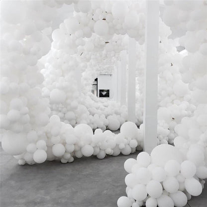 Weiße Luftballons, 100 Stück – Ansicht 6