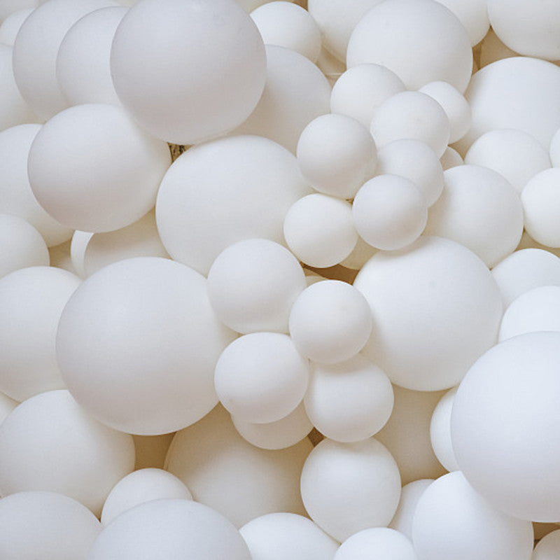 Weiße Luftballons, 100 Stück – Ansicht 2