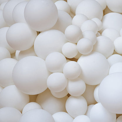 Weiße Luftballons, 100 Stück – Ansicht 2