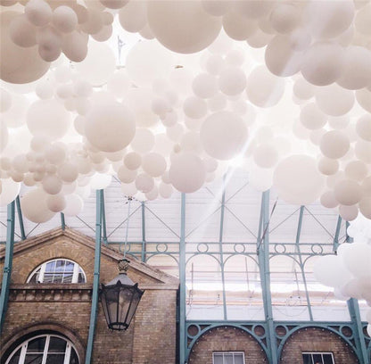 Weiße Luftballons, 100 Stück – Ansicht 5