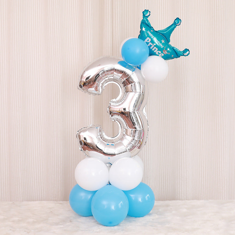 Zahlenballon aus Folie, 32 Zoll – Ansicht 13