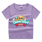 Children's summer short sleeved T-shirt