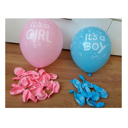 Gender-Reveal-Luftballons in Blau oder Pink, 10 Stück – Ansicht 5