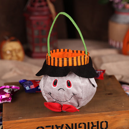 Halloween-Süßigkeitentasche, Kürbis-Motiv