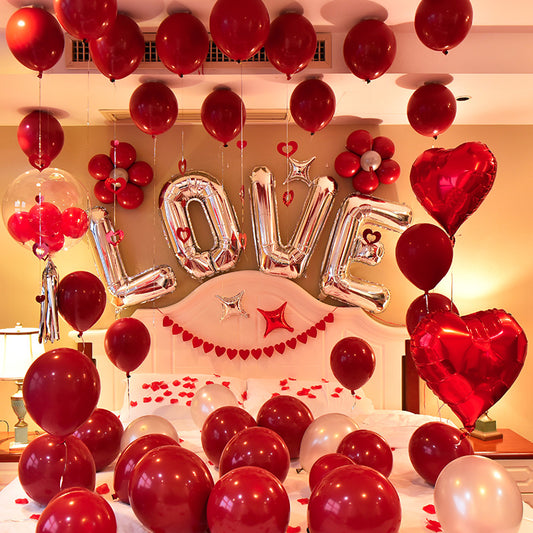 Romantische Folienballons fürs Schlafzimmer, 16 Zoll – Ansicht 2
