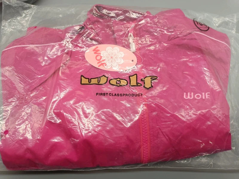 Regenjacke Magenta – Wolf (4 Jahre)