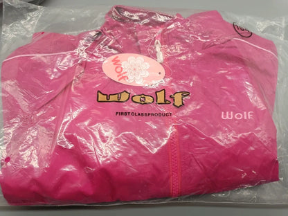 Regenjacke Magenta – Wolf (4 Jahre)