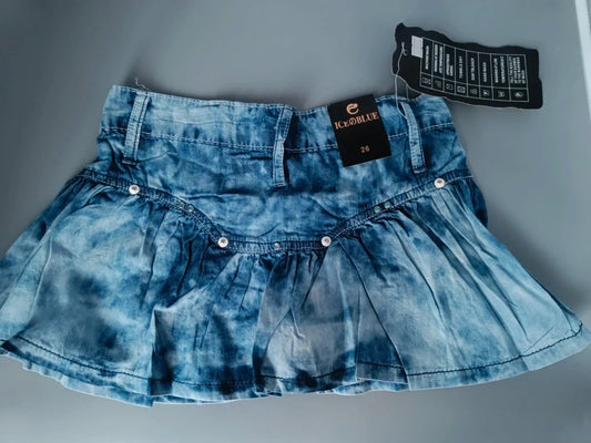 Iceblue Jeansrock Detail