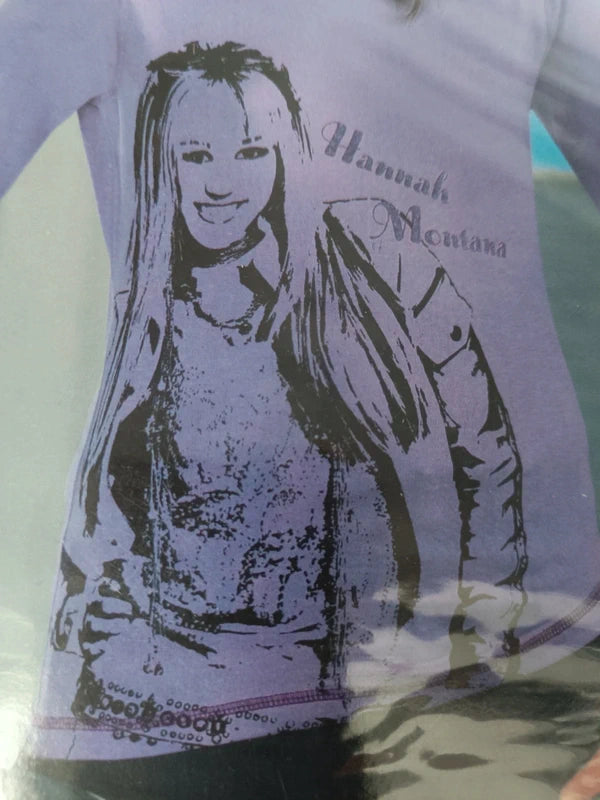 Disney Hannah Montana Langarmshirt Detail