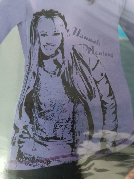Disney Hannah Montana Langarmshirt Detail