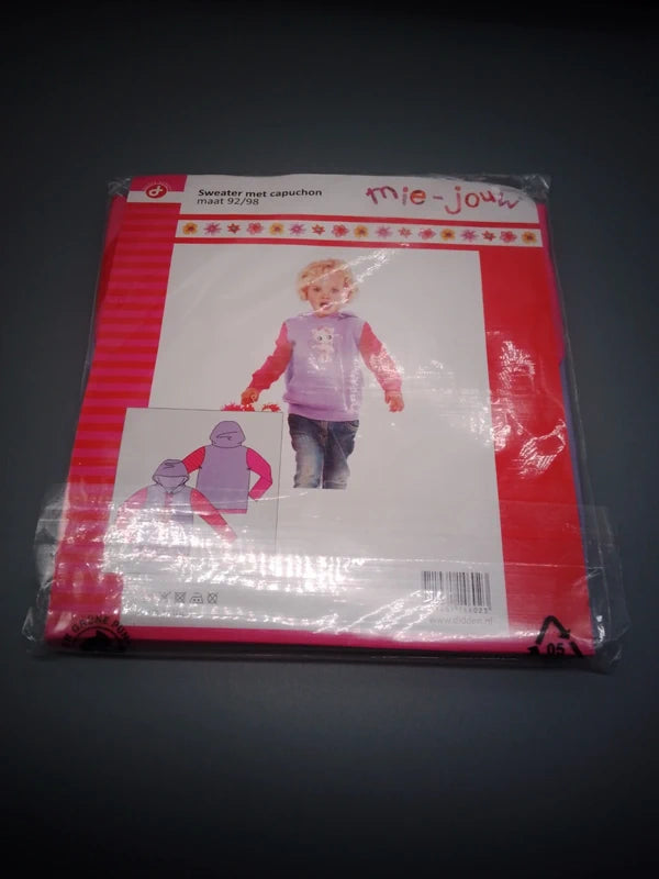 Mie Youw Kapuzenpullover Flieder Vorderseite