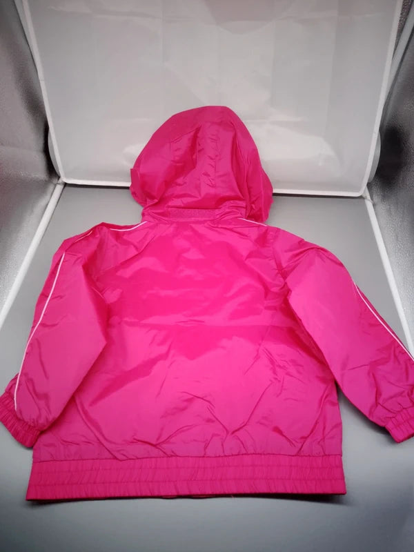 Wolf Regenjacke pink Rückseite