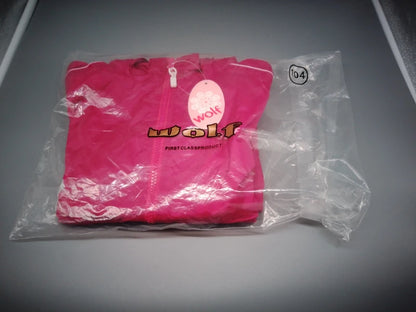 Wolf Regenjacke pink Detail 2