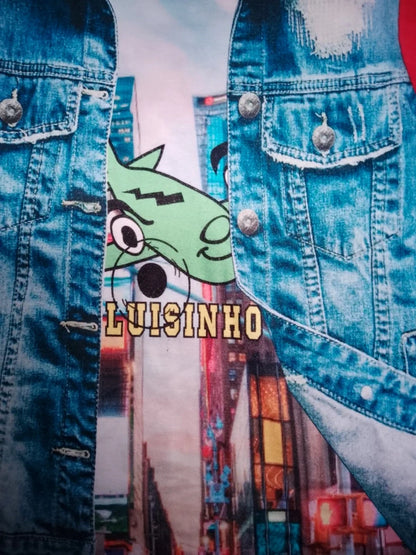 T-Shirt buntes Motiv – hongfa (6 Jahre)