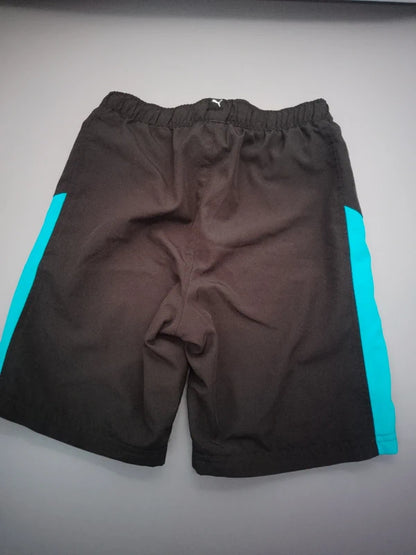 Schwimmshorts schwarz/türkis – Puma (8 Jahre)