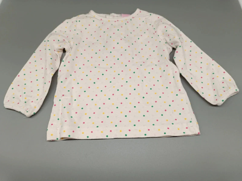 Pullover weiß/bunt – Samni License (9-12 Monate)