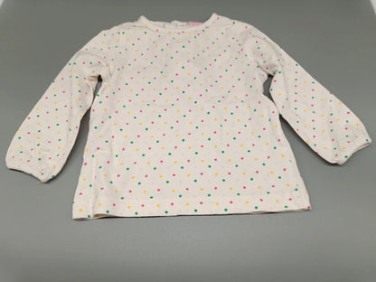 Pullover weiß/bunt – Samni License (9-12 Monate)