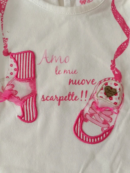 Baby T-Shirt weiß – baby magnal (9-12 Monate)