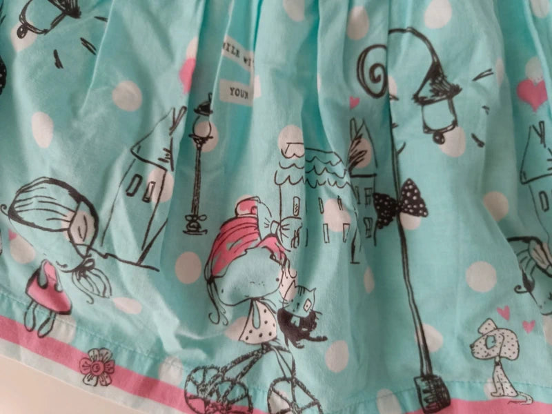 Kleidchen türkis – Mini Kids (9-12 Monate)