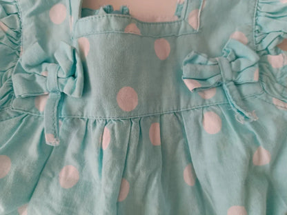 Kleidchen türkis – Mini Kids (9-12 Monate)