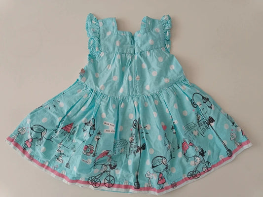 Kleidchen türkis – Mini Kids (9-12 Monate)