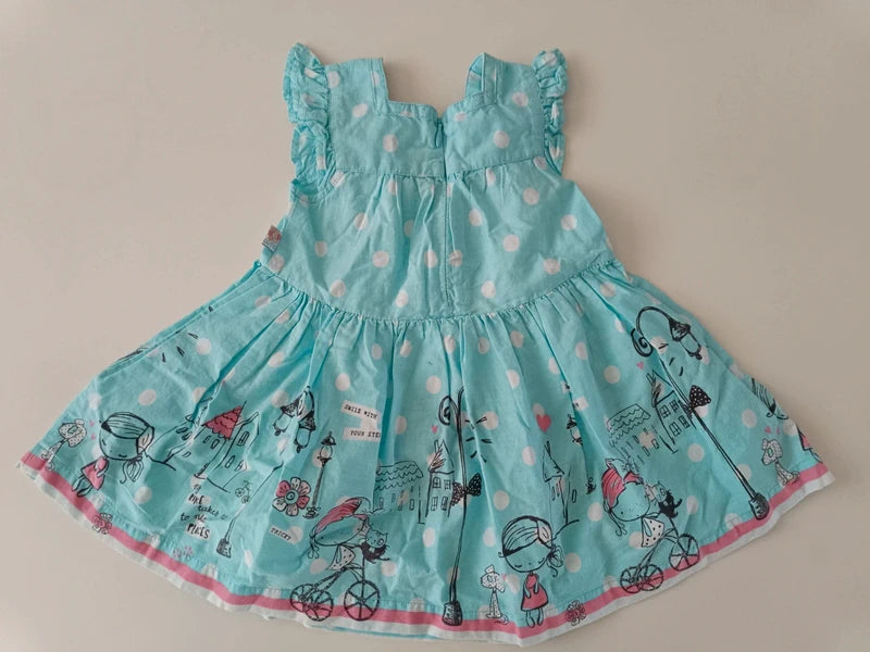 Kleidchen türkis – Mini Kids (9-12 Monate)