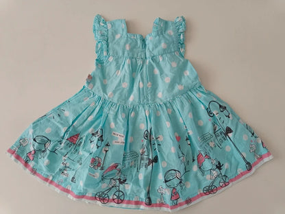 Kleidchen türkis – Mini Kids (9-12 Monate)