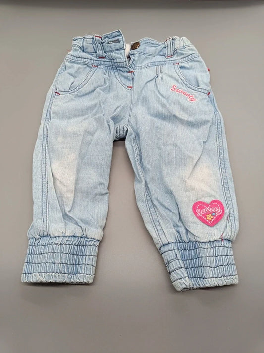 Jeanshose hellblau – Bubble Gum (9-12 Monate)