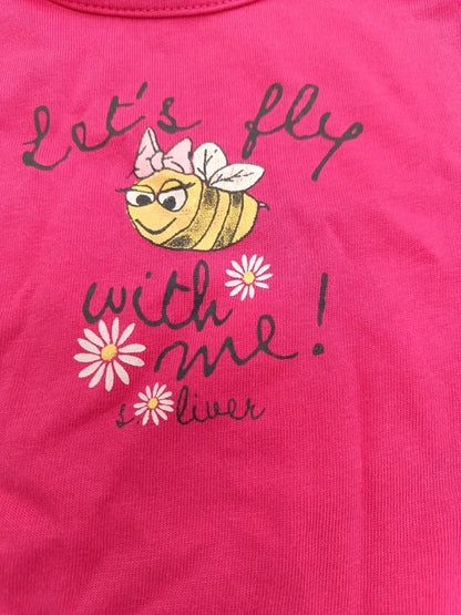 T-Shirt pink – s.Oliver (9-12 Monate)
