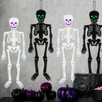Halloween Party Decorations Flashing Skull Halloween Hanging Ornament Ghost Festival Haunted House Decoration Supplies