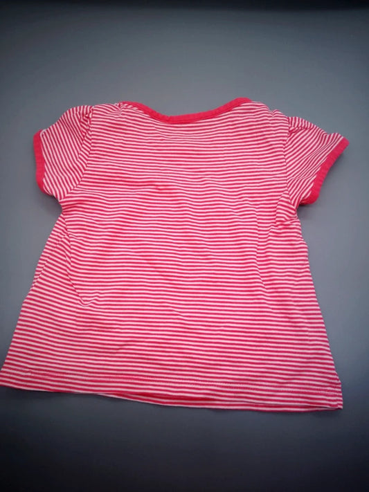 Shirt gestreift rot/weiß – TCM (9-12 Monate)