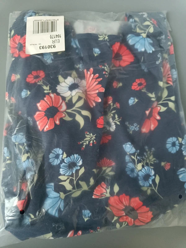 Kurzärmliges Kleid mit Blumenmuster – Bonprix Collection