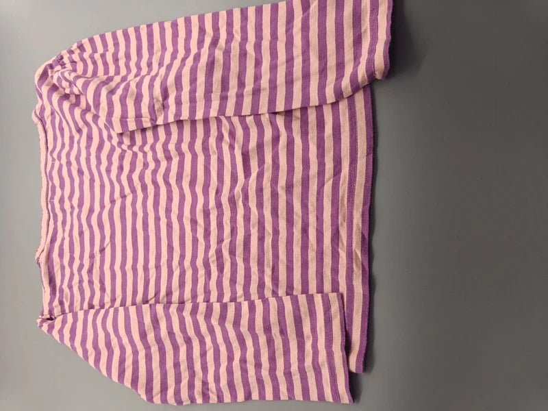 Sweetshirt gestreift lila/flieder (8 Jahre)
