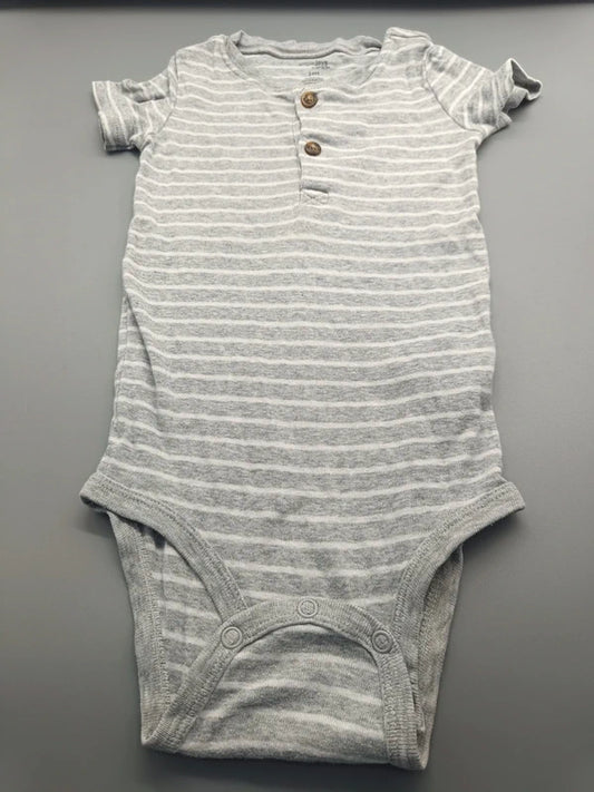 Simple Joys Baby Body Grau Vorderseite