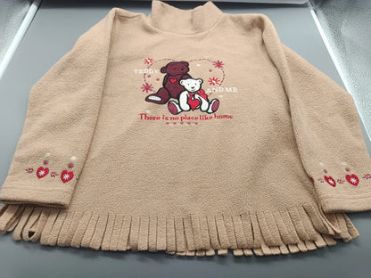 Pullover Teddybär-Motiv – Palomino (6 Jahre)