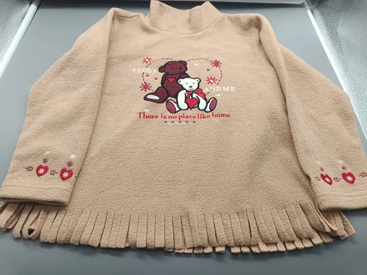 Pullover Teddybär-Motiv – Palomino (6 Jahre)