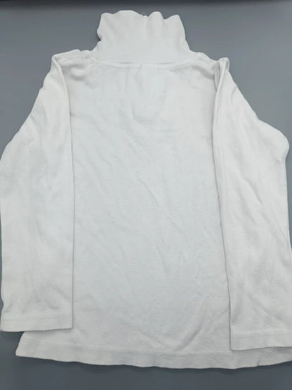 Sweetshirt weiß mit Reißverschlusskragen – alive (6 Jahre)