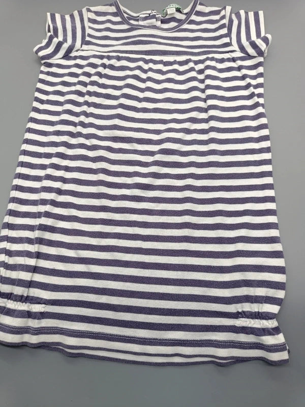 Maedchen Kleid Streifen Maritim Vorderseite