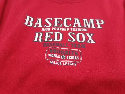 Charivario Sweatshirt rot Basecamp Red Sox Gr. M – Detail Print