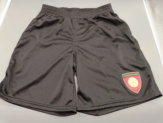 UEFA Euro 2020 Deutschland Shorts anthrazit Gr. 146 – Vorderseite