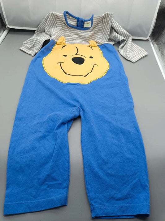 Disney Baby Winnie Pooh Overall blau Gr. 92 – Vorderseite