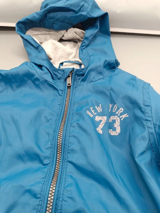 Impidimpi Kapuzenjacke blau Gr. 98 – Rückseite liegend