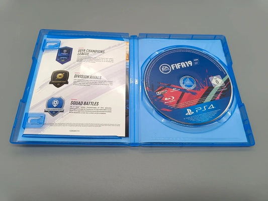 FIFA 19 PS4-Fußballspiel mit USK-0-Kennzeichnung, Vorderseite der Originalhülle