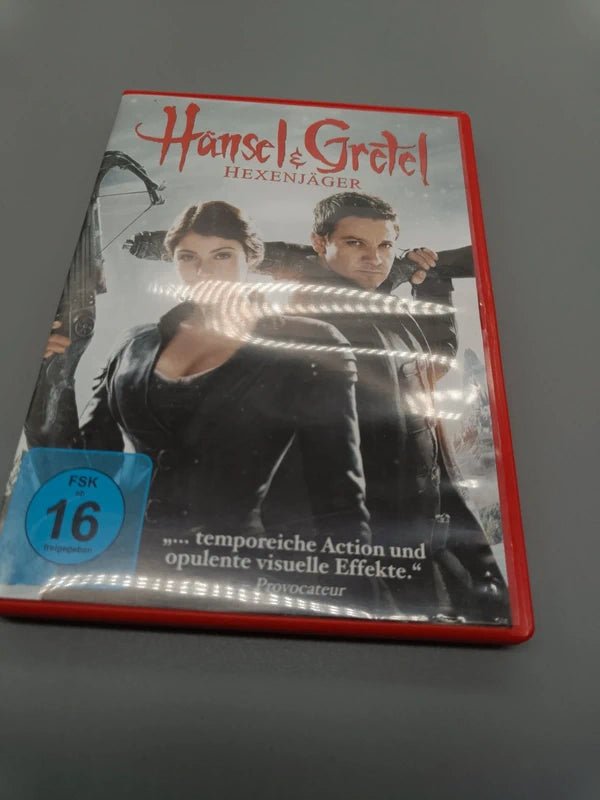 Hänsel & Gretel – Hexenjäger DVD, Vorderseite der roten Hülle