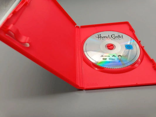 Hänsel & Gretel – Hexenjäger DVD, bedruckte Disc in geöffneter Hülle