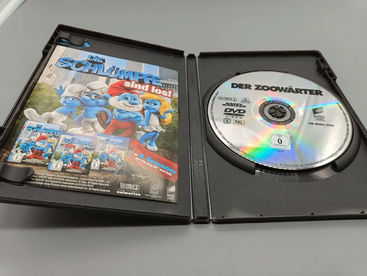Der Zoowärter DVD, Disc und Schlümpfe-Werbebeileger