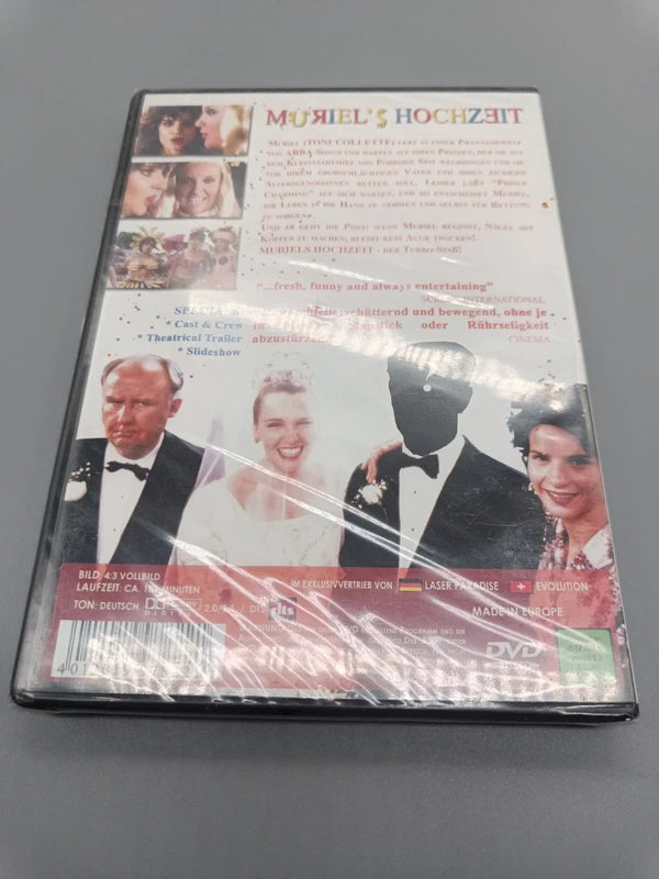 Muriels Hochzeit DVD, Rückseite der Hülle