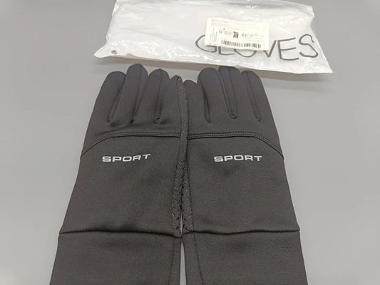 Glove-Handschuhe Schwarz mit abgebildeter Originalverpackung