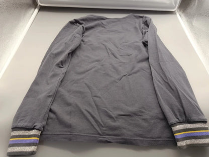 Rückseite des dunklen LEGO Wear Sweatshirts Größe 140
